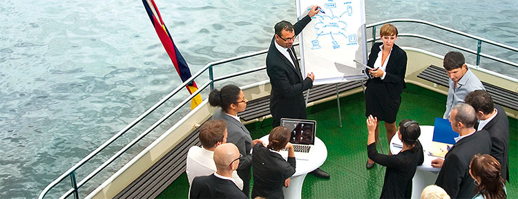 Tagungen und Konferenzen auf dem Schiff